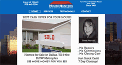 Desktop Screenshot of househuntersofdallas.com